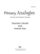 Primary Analogies, Book 1, Teacher's  Guide (Homeschool  Edition)