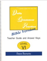 Daily Grammar Practice Bible Version Level 6 Teacher Guide