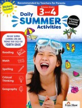 Daily Summer Activities, Moving From Grades 3 to 4 (2018 Revision)