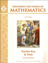 Exploring the World of Mathematics Teacher Key &  Tests, Second Edition