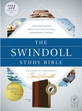 The NLT Swindoll Study Bible, Soft Imitation Leather, Brown/Tan Index