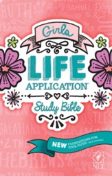 NLT Girls Life Application Study Bible, Hardcover