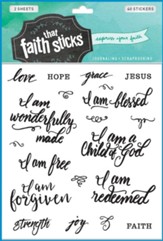 Who I Am in Christ: Faith That Sticks--Stickers