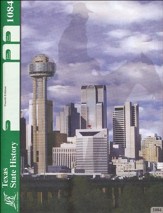4th Edition Texas History PACE 1084 Grade 7