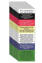 New Life Plan of Salvation Bookmark pack of 25