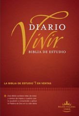 Biblia de Estudio Del Diario Vivir RVR 1960, Enc. Dura  (RVR 1960 Life Application Study Bible, Hardcover)