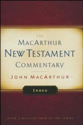 Index: MacArthur New Testament Commentary