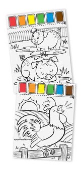 Paint with Water, Farm Animals