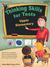 Thinking Skills for Tests, Upper Elementary Edition (Grades 3-5)