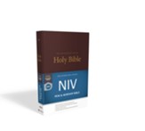 NIV Pew and Worship Bible--hardcover, burgundy - Slightly Imperfect