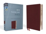 NIV Thinline Bible Burgundy, Bonded Leather