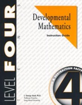 Developmental Math, Level 4, Educator's Guide