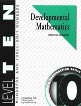Developmental Math, Level 10, Solution Manual
