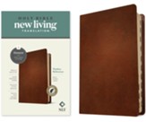 NLT Thinline Reference Bible, Filament Enabled Edition, Brown Genuine Leather, Indexed