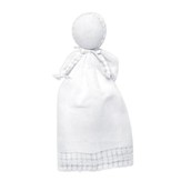 Inspirational Doll Becomes Bonnet, White