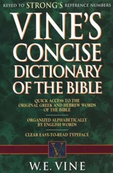 Vine's Concise Dictionary of the Bible - Slightly Imperfect