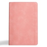 CSB Thinline Bible, Blush SuedeSoft LeatherTouch