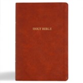 KJV Giant Print Reference Bible, Burnt Sienna LeatherTouch, Indexed