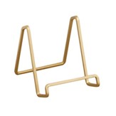 Square Wire Stand, Gold, 4 Inches