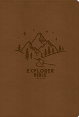 KJV Explorer Bible for Kids, Brown LeatherTouch