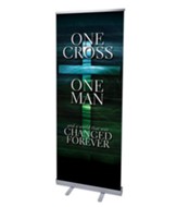 One Cross (31 inch x 79 inch) RollUp Banner