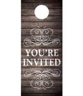 Rustic Charm Welcome Door Hanger, Pack of 150