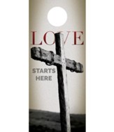 Love Starts Here Door Hanger, Pack of 150