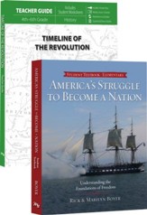 Timeline of the Revolution Pack, 4th-6th Grade, 2 Volumes