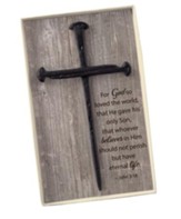 The Cross Of Nails, John 3:16, Wall Art