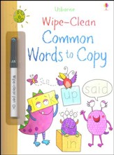 Usborne Wipe-Clean: Common Words to Copy