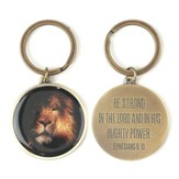 Lion, Ephesians 6:10 Keyring