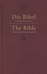 ESV German/English Parallel Bible (Luther/ESV, Dark Red)