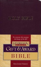 KJV Gift & Award Bible, Imitation leather, Royal purple , Case of 24