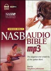 New American Standard (NASB) Audio Bible Voice-Only Edition MP3 Format on CD-ROM