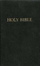 KJV Large-Print Pew bible, black -  Case of 24