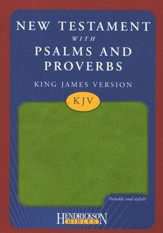 KJV New Testament with Psalms and Proverbs, green