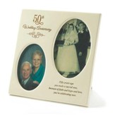 50th Wedding Anniversary Photo Frame, 3x5, 4x6