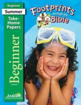 Footprints through the Bible Beginner (ages 4 & 5) Take-Home Papers