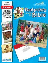 Footprints through the Bible Beginner (ages 4 & 5) Bible Memory Verse Visuals