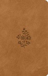 ESV Premium Gift Bible--soft leather-look, caramel