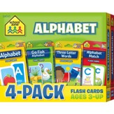 Alphabet Flash Cards 4 Pack