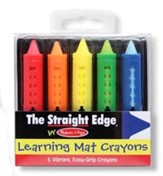 Melissa & Doug Learning Mat Crayons