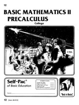 College Math 2 Precalculus Self-Pac 12