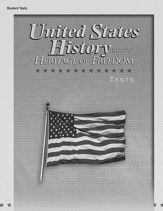 Abeka United States History in Christian Perspective:  Heritage of Freedom Tests (3rd Edition)