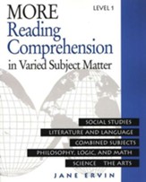 More Reading Comprehension Book Level 1, Grade 9 (Homeschool  Edition)