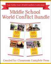 Middle School World Conflicts Bundle, Grades 5-8