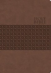 King James Study Bible, Second Edition, Leathersoft, Earth Brown