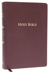 King James Study Bible, Second Edition, Bonded Leather, Burgundy--indexed