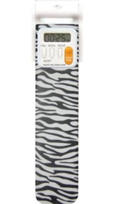 Bookmark Timer, Booklight, Zebra