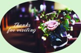 Thanks for Visiting Postcards, Pack of 25